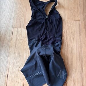 Cafe du Cycliste Grey cycling bib shorts